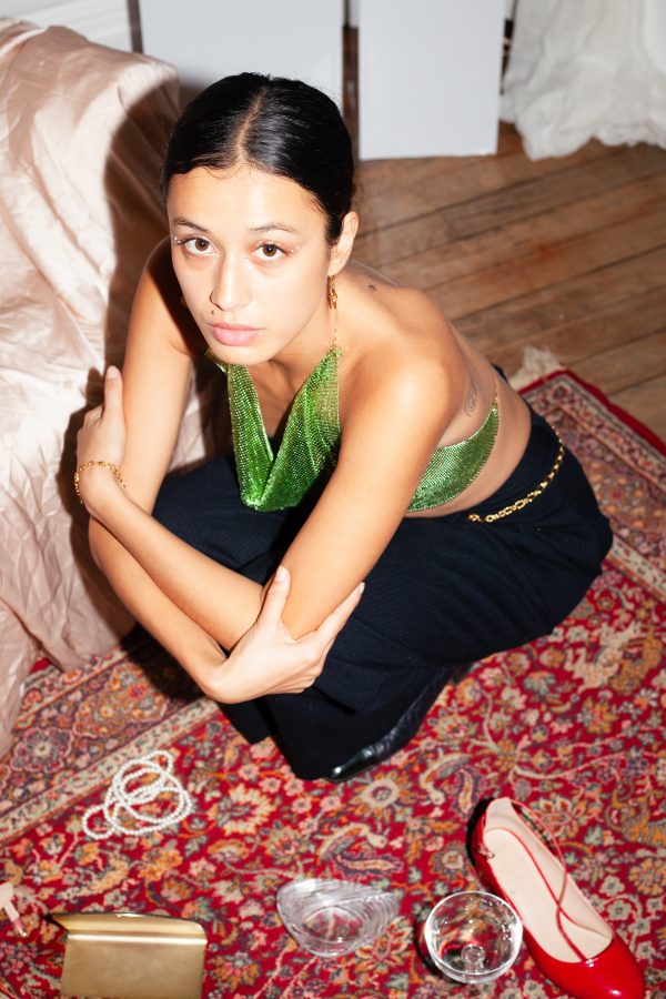Top "Glitter" Vert – Image 2